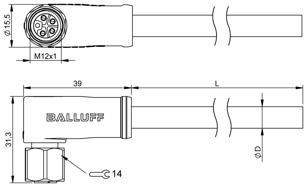 Single-ended cordsets
