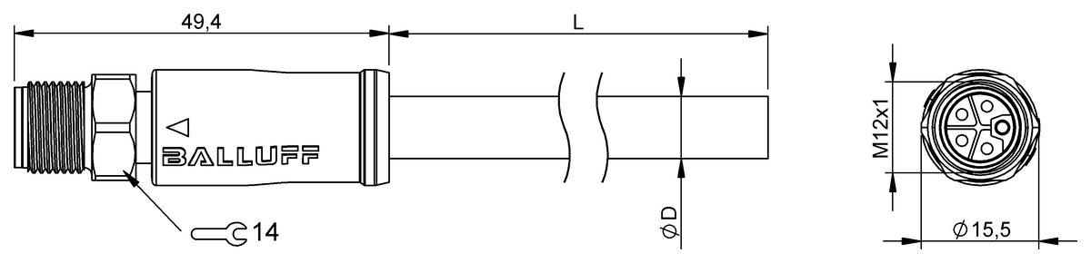 Single-ended cordsets