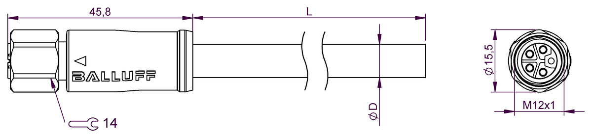 Single-ended cordsets