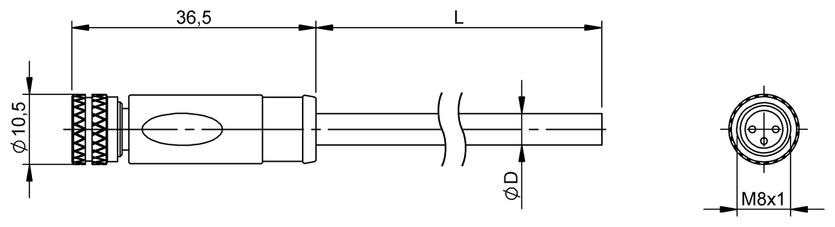 Single-ended cordsets