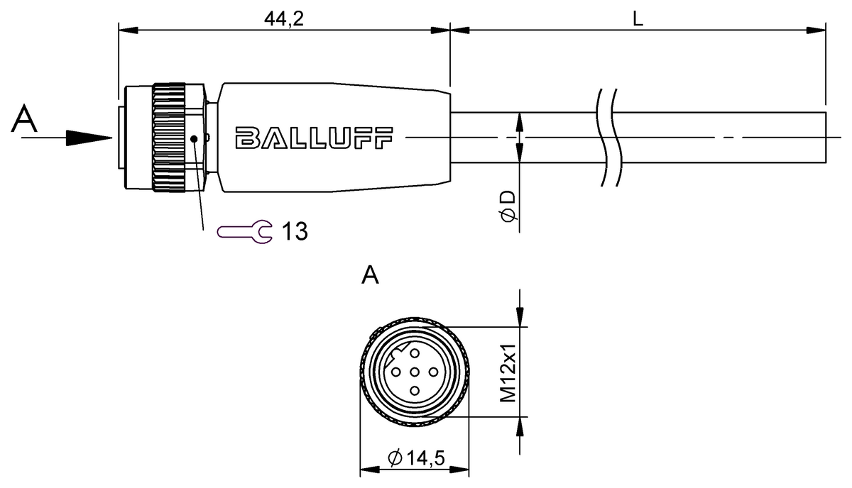 Single-ended cordsets