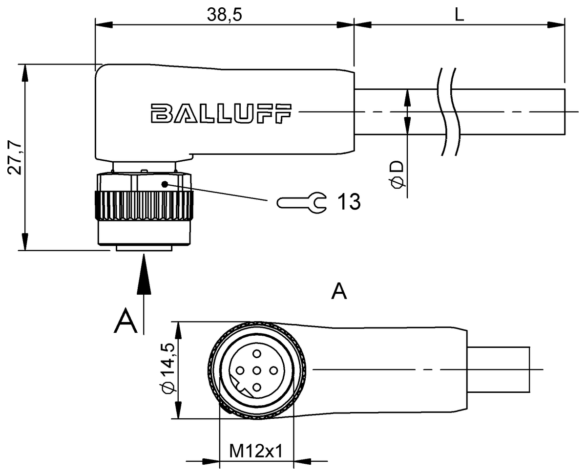Single-ended cordsets