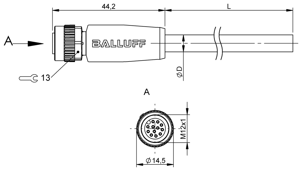 Single-ended cordsets