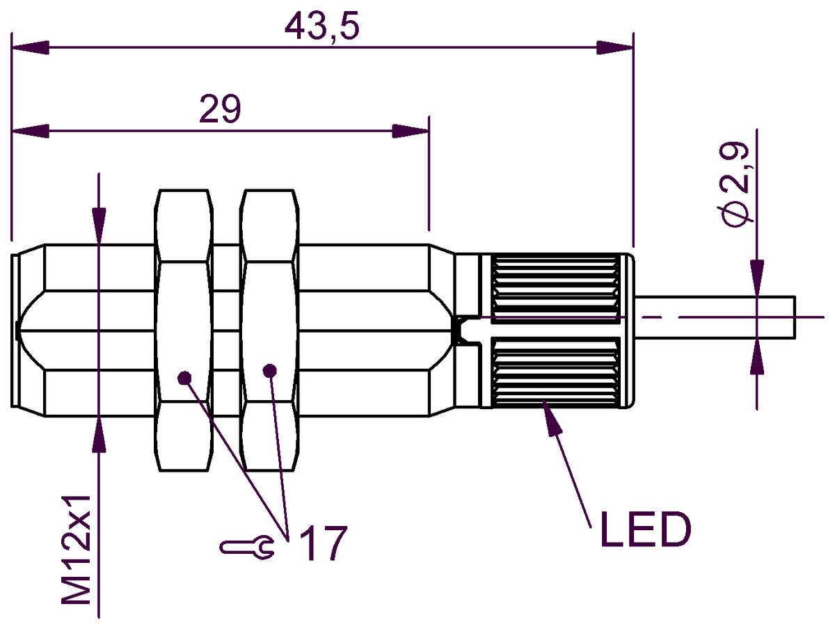Inductive proximity switches and proximity sensors