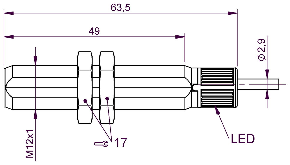 Inductive proximity switches and proximity sensors