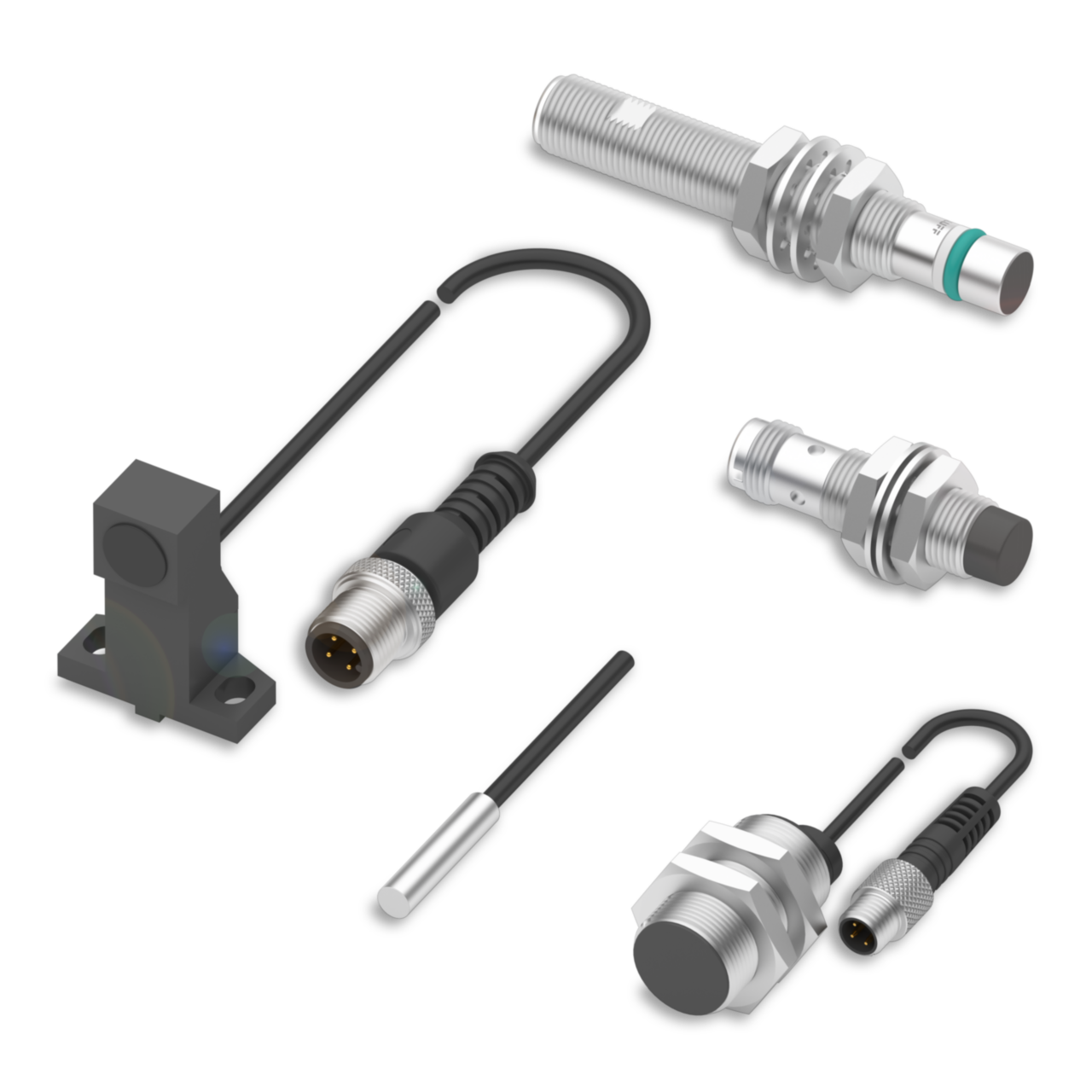 Short-length inductive proximity sensors allow detection in tight spaces