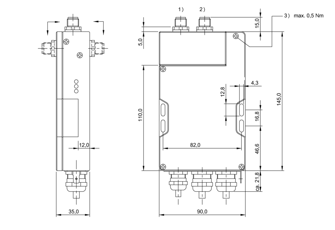 BIS00AA (BIS C-602-028-650-03-KL2) LF processor units (70/455 kHz ...