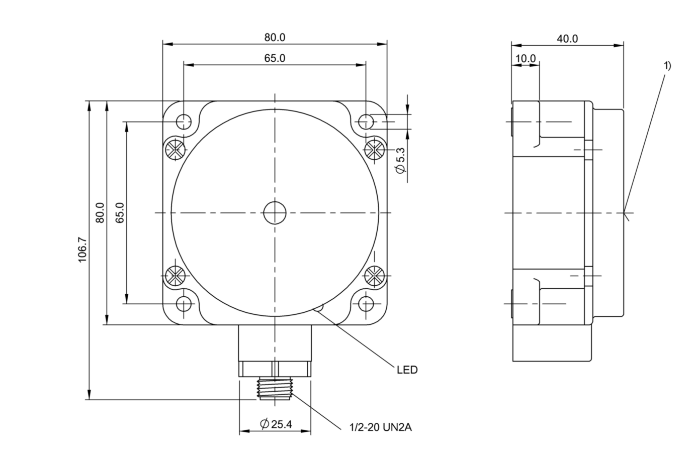 BES023C (BES 517-224-M5-E-S21) Inductive standard sensors - BALLUFF