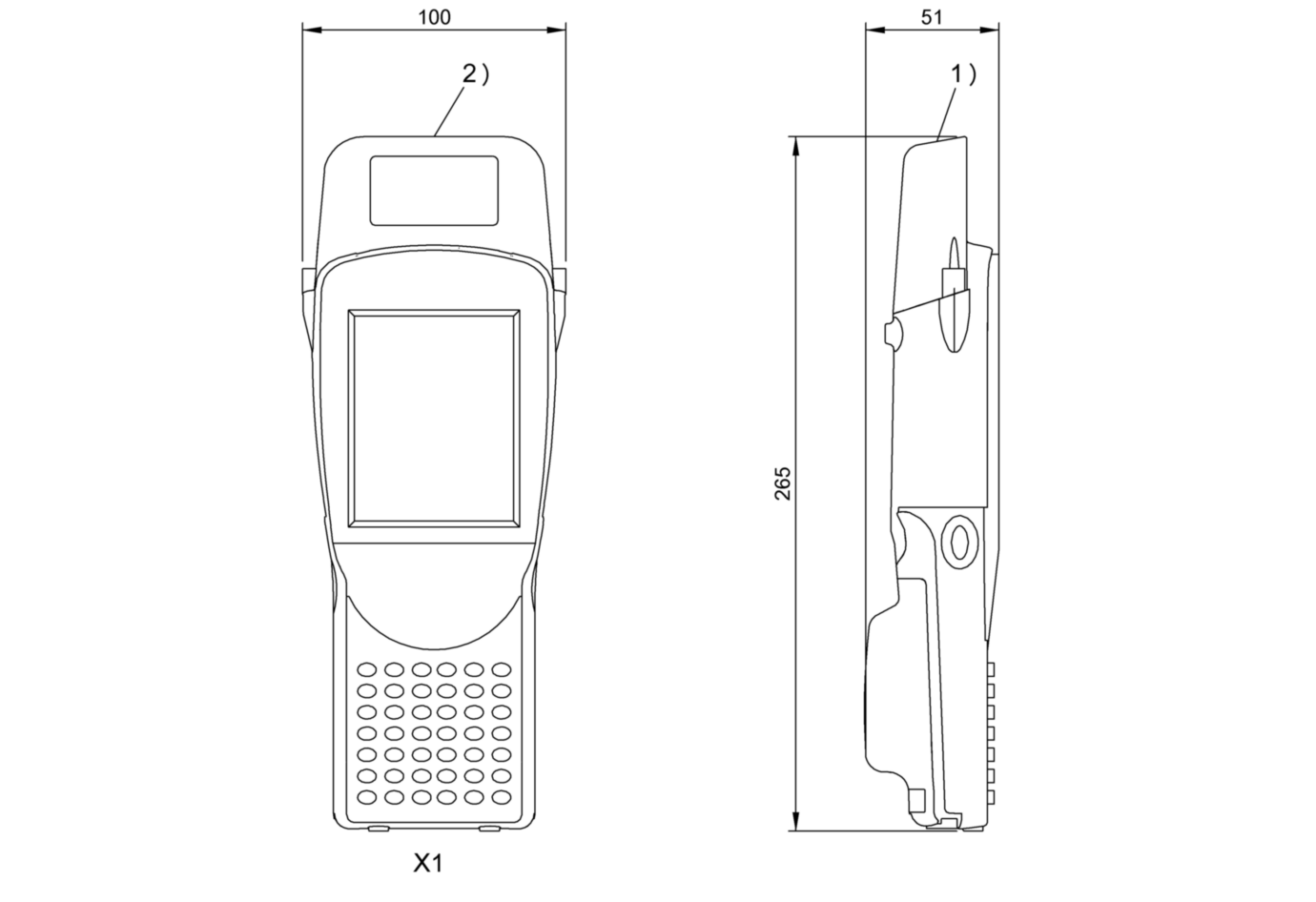 BAE00ZC (BIS M8711008X0053003) Portable HF read/write units (13.