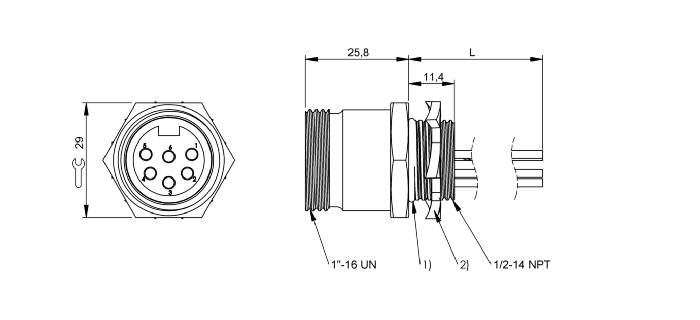 BCC0A67 (BCC A456-0000-D0-RN024-020) Receptacles - BALLUFF