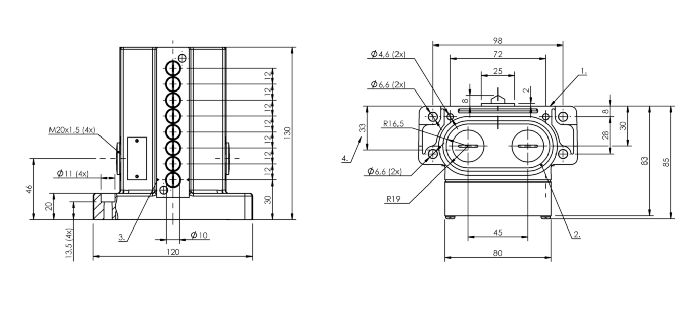 BNS01FR (BNS 813D08D12622001) Mechanical multiple position limit switches with safety