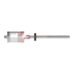 Magnetostrictive linear position sensors in rod design