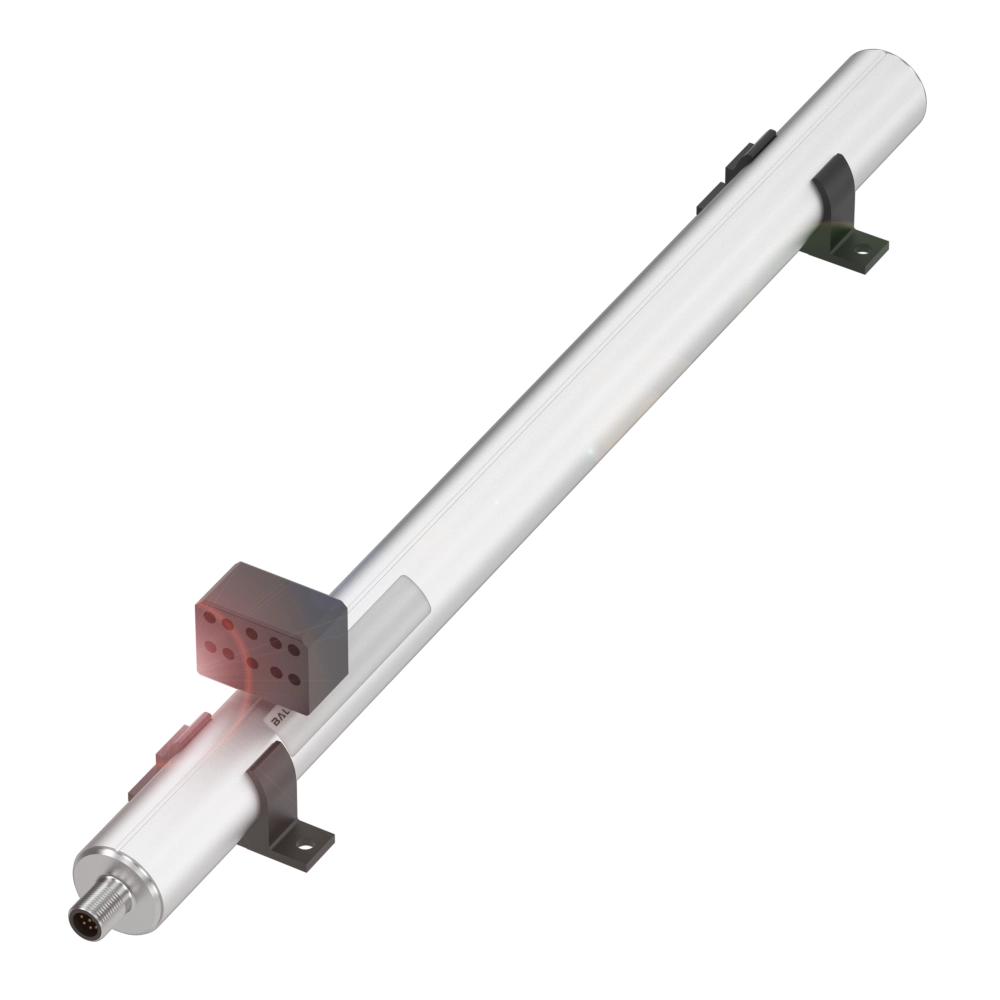 Magnetostrictive linear position sensors in profile design