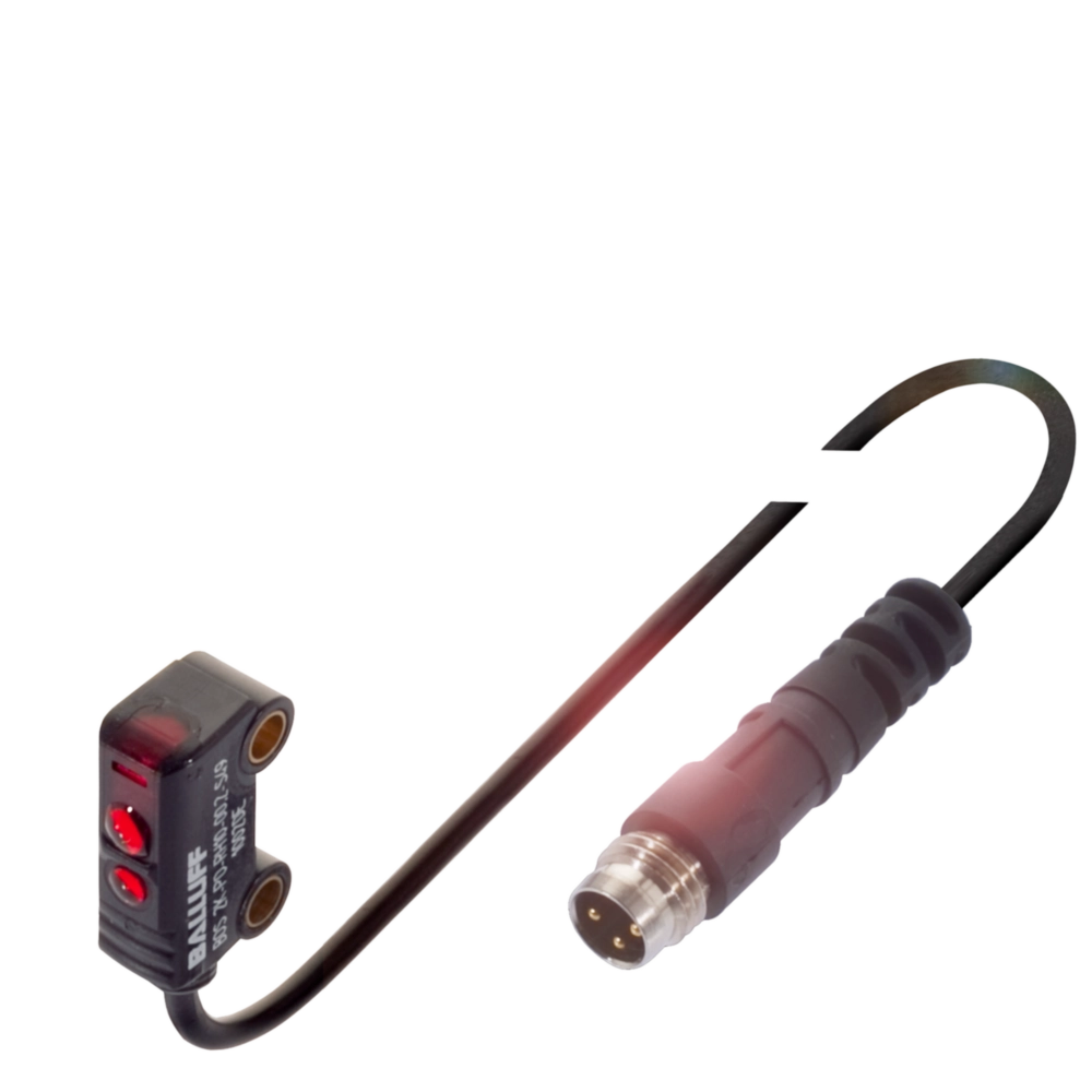 Diffuse sensor with background suppression