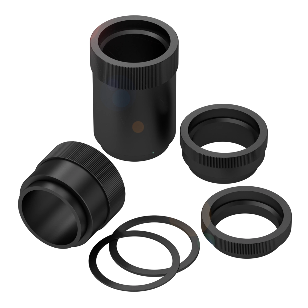 Optics: Diaphragms, filters, lenses, deflectors