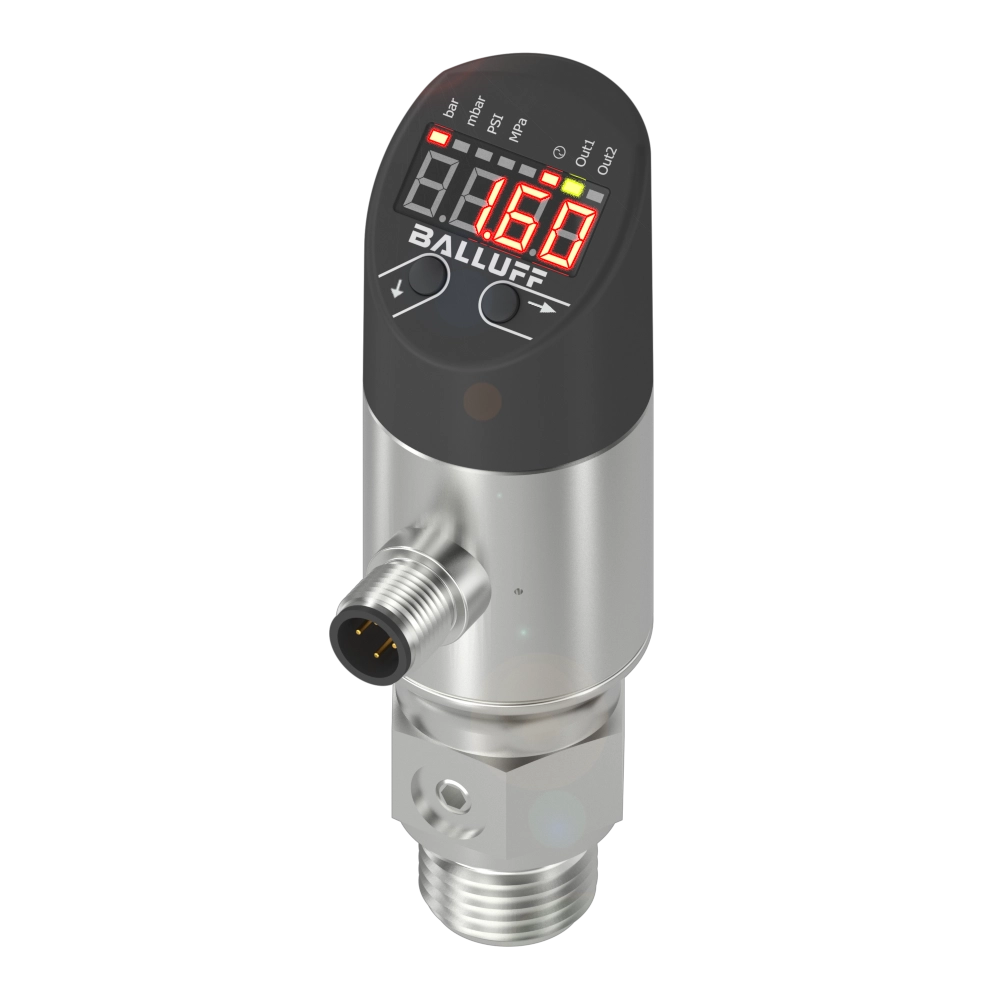 Front flush pressure sensors