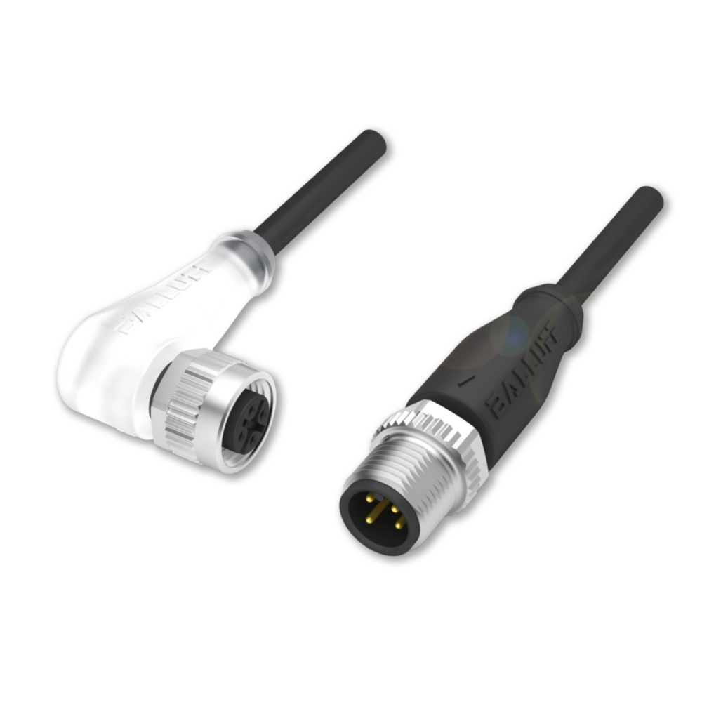 BCC – 4-wire - PUR-single ended cable black – unshielded